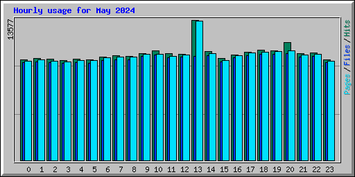 Hourly usage for May 2024